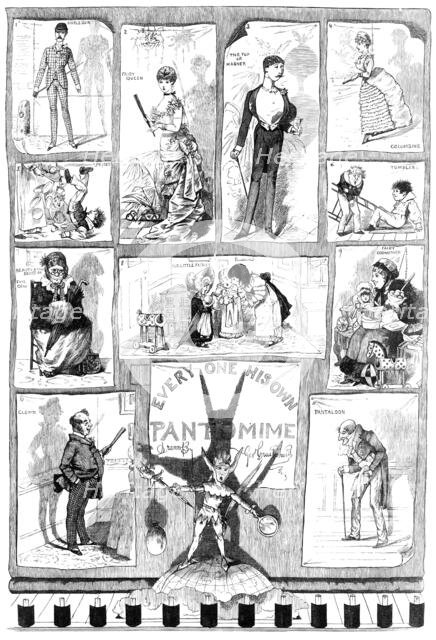Everyone His Own Pantomime, 1883. Creator: Unknown.