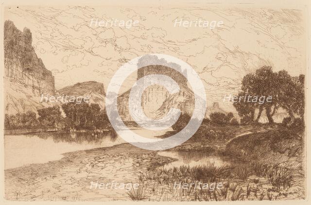 Green River, Wyoming Territory, 1886. Creator: Thomas Moran.