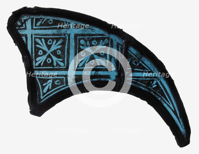 Glass Fragment, European, 13th-14th century. Creator: Unknown.