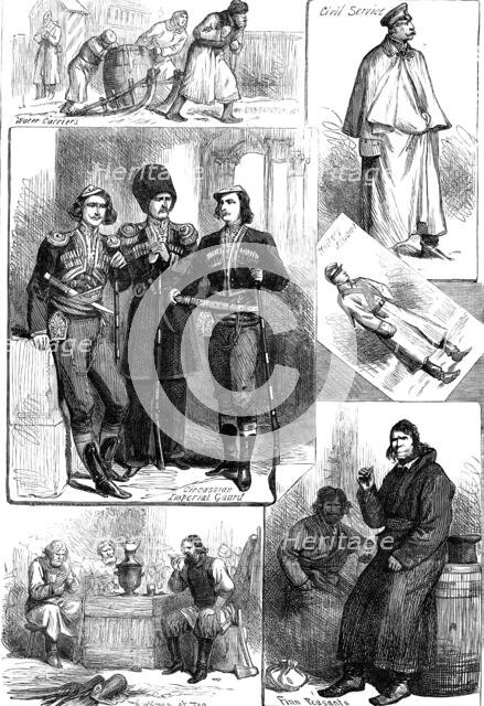 Sketches in Russia: popular life and manners, 1880. Creator: Unknown.