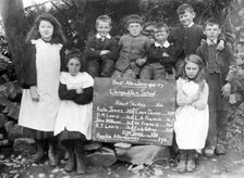 Best school attendence of Llangadfan School, Montgomeryshire, 1906-1907 Creator: Unknown.