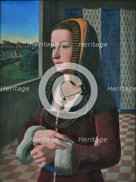 Anne of Brittany (1477-1514), Duchess of Brittany and Queen of France, c1493. Creator: Perréal, Jean (c. 1460-1530).