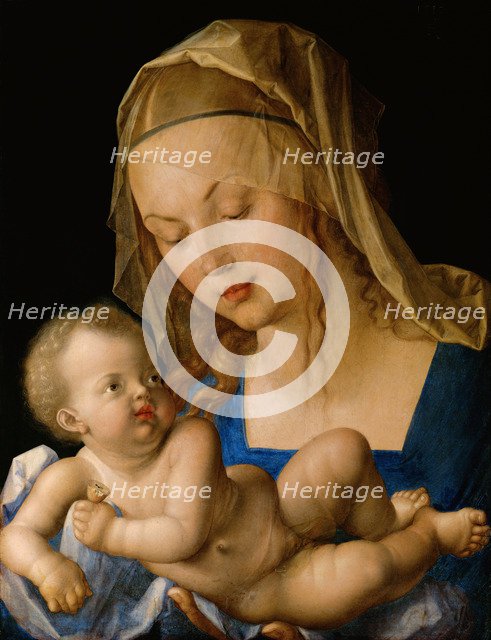 Virgin and child with a pear, 1512. Artist: Dürer, Albrecht (1471-1528)