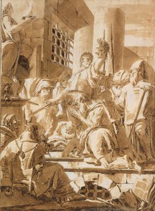 Beheading of Two Male Saints, 1696-1770. Creator: Giovanni Battista Tiepolo.