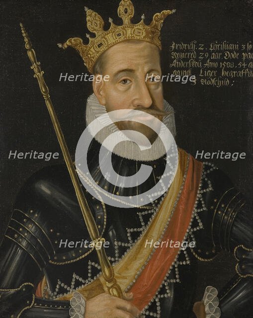 Frederick II, 1534-88, King of Denmark and Norway, c16th century. Creator: Anon.