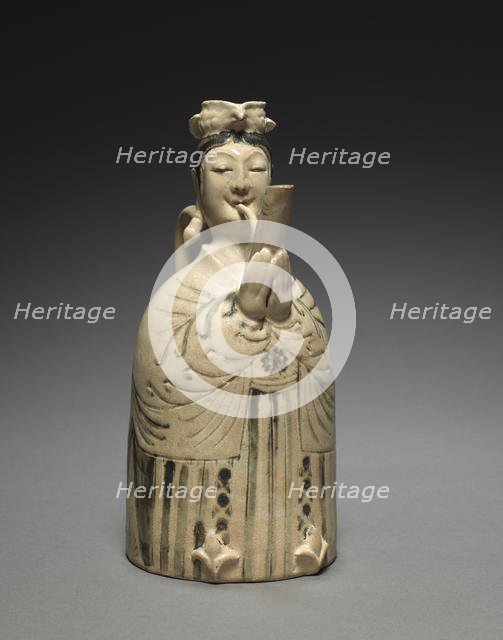 Ewer in the form of a Sheng Player, 11th Century. Creator: Unknown.