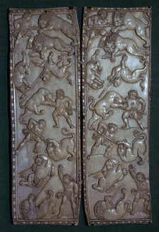 Ivory diptych from Constantinople, 6th century. Artist: Unknown
