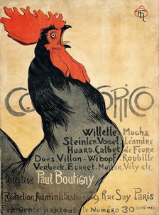 Cocorico (Poster). Artist: Steinlen, Théophile Alexandre (1859-1923)