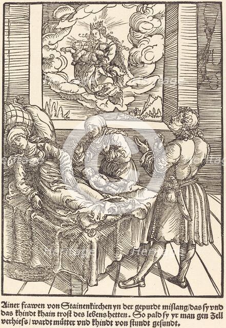 Ainer frawen von Stainerkirchen ..., c. 1503. Creator: Master of the Legend Scenes.