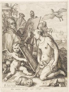 The Painter, 1616. Creator: Jan Saenredam.