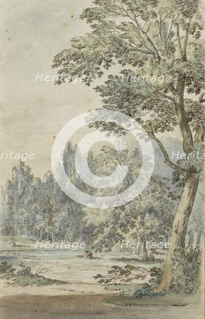 Clearing in a forest, 1783. Creator: Johannes Huibert Prins.