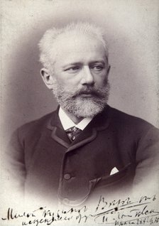 Peter Tchaikovsky, Russian composer, 1888. Artist: Unknown