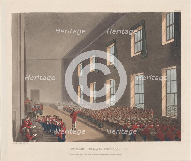 Military College, Chelsea, January 1, 1810., January 1, 1810. Creator: J. Bluck.