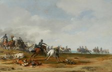 Cavalry Engagement. Creator: Pieter Jansz Post.