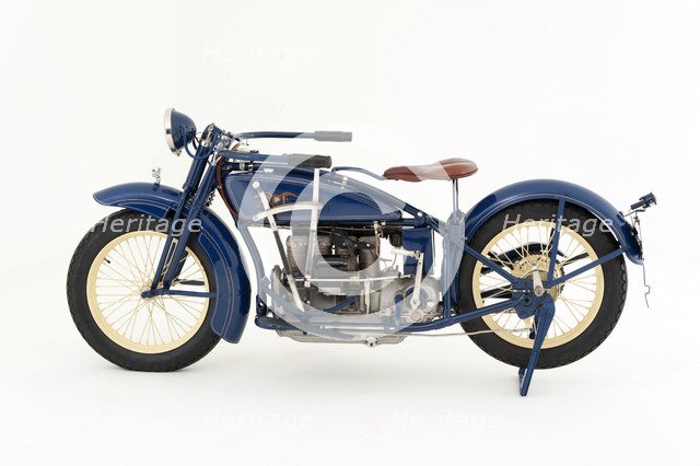 1923 Ace motorcycle Artist: Unknown.