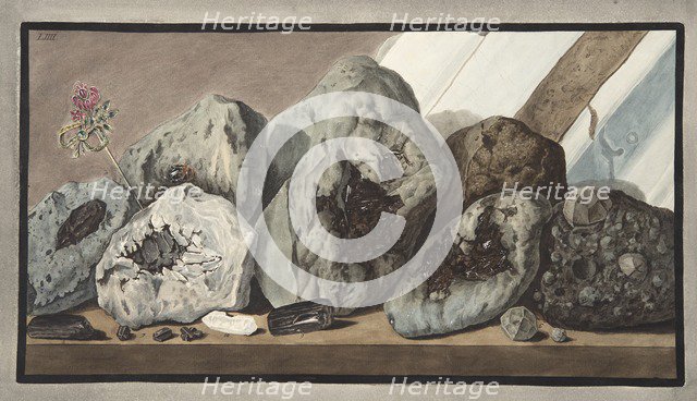 Stones of crystals called Gems of Mount Vesuvius, 1776.