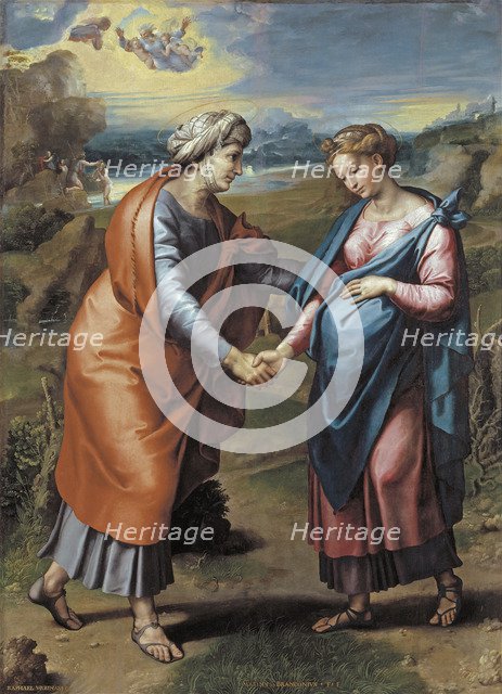 The Visitation, 1517. Artist: Raphael (1483-1520)
