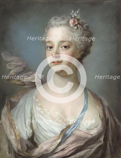 Countess Ulrika Eleonora von Fersen, at the latest 1765-1770. Creator: Gustaf Lundberg.