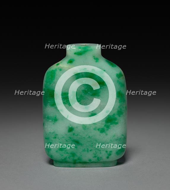 Snuff Bottle with Stopper, 1800s. Creator: Unknown.