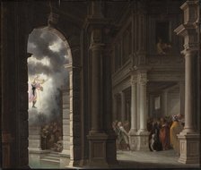 The Miracle at the Pool of Bethesda, 1637. Creator: Delen, Dirck van (1605-1671).