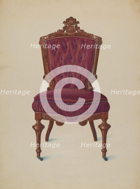 Chair, 1936. Creator: Frank Wenger.