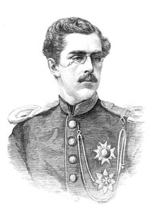 The Royal Marriage at Karlsruhe: the Crown Prince of Sweden and Norway, 1881. Creator: Unknown.