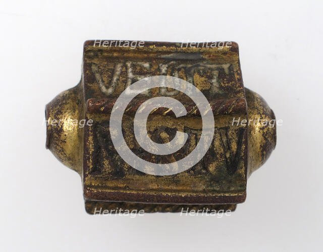 Bead, Hexagonal, Italian, 14th century. Creator: Unknown.