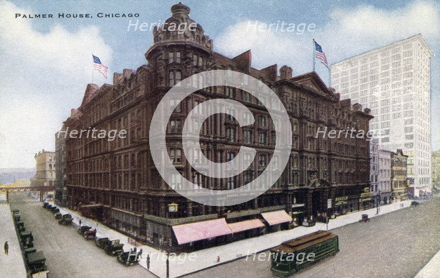 Palmer House, Chicago, Illinois, USA, 1910. Artist: Unknown