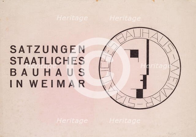 Staatliches Bauhaus Weimar, 1922. Creator: Schlemmer; Oskar (1888-1943).