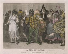 'A Masquerade', 1795. Artist: Unknown