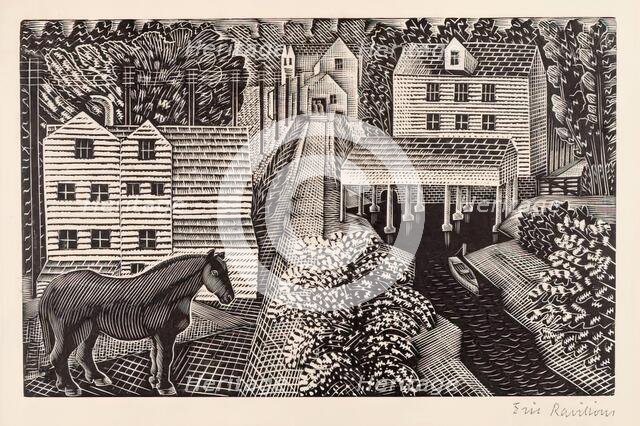 The Water Mill, c1935. Creator: Eric Ravilious.