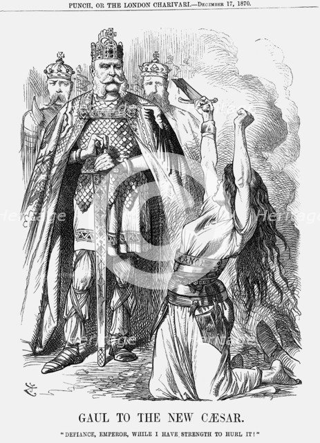 'Gaul to the New Caesar', 1870. Artist: Joseph Swain