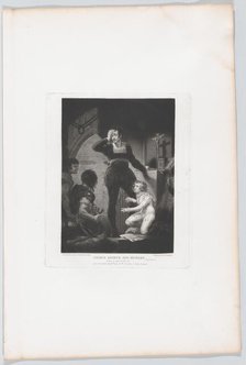 Prince Arthur and Hubert (Shakespeare, King John, Act 4, Scene 1), 1823-24. Creator: Thomas Goff Lupton.