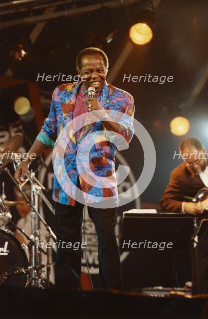 Lou Rawls, North Sea Jazz Festival, The Hague, Netherlands, 1992. Creator: Brian Foskett.