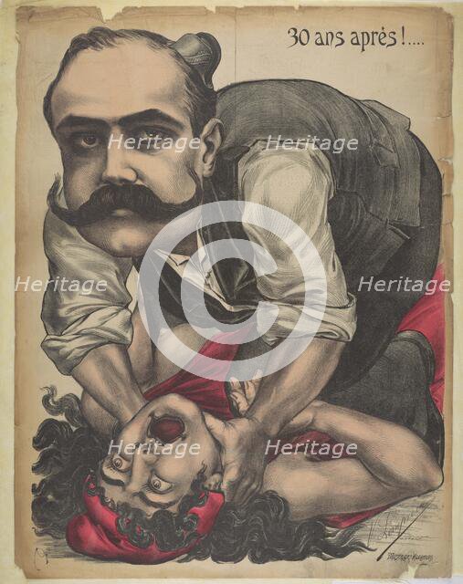 Musée des Horreurs (Gallery of Horrors): Alfred Dreyfus  , 1899. Creator: Lenepveu, Victor (active End of 19th century).