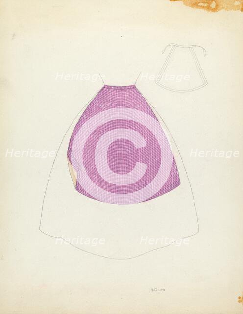 Apron, 1935/1942. Creator: Nancy Crimi.