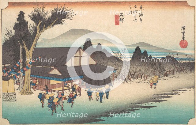 Ishibe, Megawa Sato, ca. 1834., ca. 1834. Creator: Ando Hiroshige.