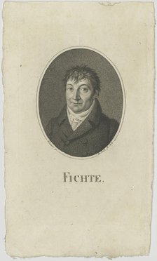 Portrait of Johann Gottlieb Fichte (1762-1814), 1812. Creator: Bolt, Johann Friedrich (1769-1836).