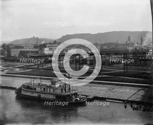Winona from the bridge, c1898. Creator: Unknown.