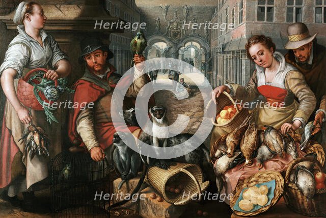 Jesus and Little Saint John the Baptist, Early16th cen. Creator: Cleve, Joos van (ca. 1485-1540).