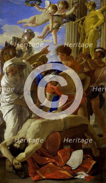 The Martyrdom of Saint Erasmus, 1628-1629 . Creator: Poussin, Nicolas (1594-1665).