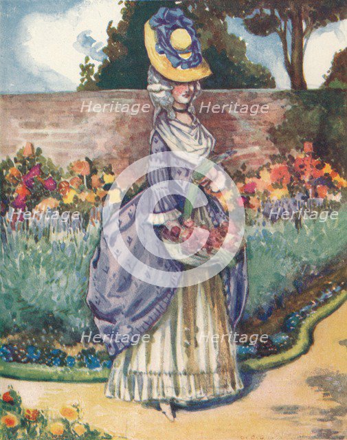 'A Woman of the Time of George III', 1907. Artist: Dion Clayton Calthrop.