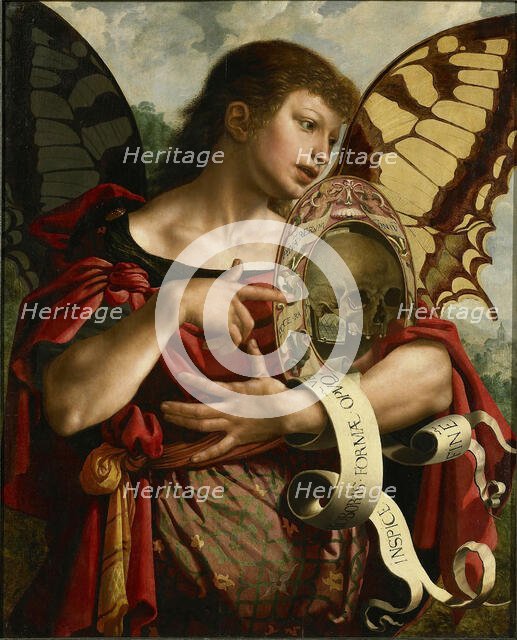 Vanitas (Vanity), ca 1535-1540. Creator: Hemessen, Jan Sanders, van (c. 1500-c. 1566).