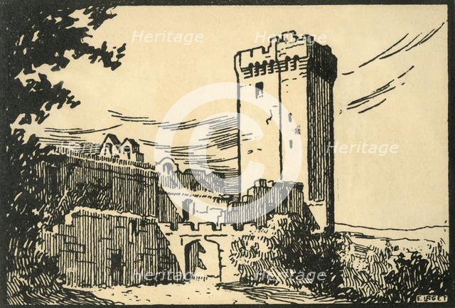 'Abbaye De Montmajour -The Old Abbey of Montmajour', c1920s. Creator: E Laget.
