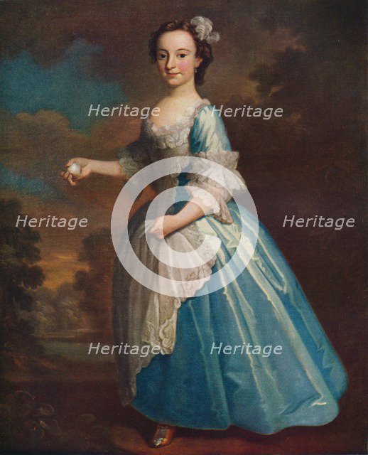 Miss Eizabeth Hatch, by Wiliam Hogarth.', 1929. Artist: William Hogarth.