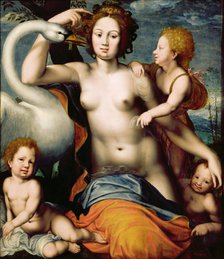 Leda and the Swan, Mid of 16th century.