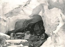 The Rockies: ice cave in the Great Glacier, Mount Sir Donald, Canada, 1895.  Creator: William Notman & Son.