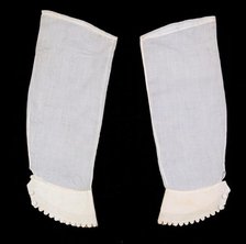 Undersleeves, American, ca. 1870. Creator: Unknown.