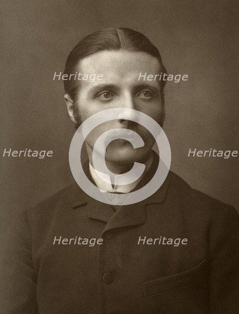 William Archer, British writer and critic, 1886.  Artist: Barraud