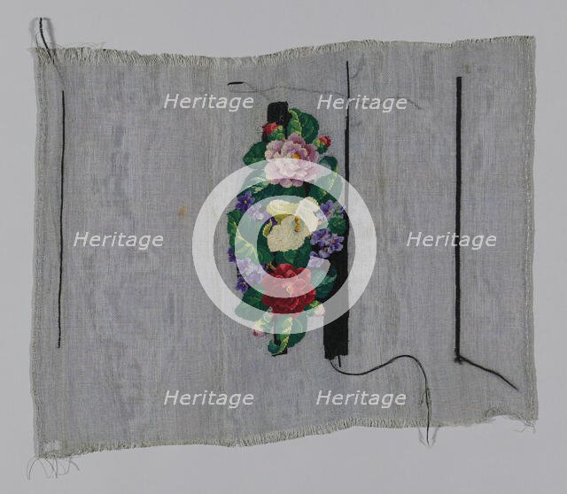 Panel (Unfinished), England, 19th century. Creator: Unknown.